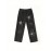 Vintage Men's Korean Denim Pants Y2K Cltohes Streetwear Printed Patchwork Male Baggy Jeans Straight Trousers
