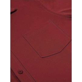 Men'S Long Sleeve Wrinkle Free Shirt Casual Button Down Shirt for Men Untucked Shirts with Pocket