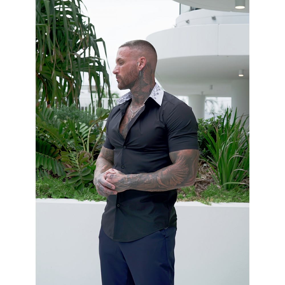 Solid Color Men's Casual Short Sleeve Shirt, Men's Shirt For Summer, Tops For Men Solid Color Men's Casual Short Sleeve Shirt, Men's Shirt For Summer, Tops For Men