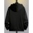 Men's Fashion Cross Print Long Sleeve Hoodie - Classic Zip-Up Design, Casual Style, Ideal For Fall And Winter