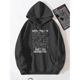 Best Gifts for Men Unlock Your Style with our Men's Fashion Hoodie - Embrace the Mystery of Physics Equations!