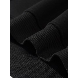 Men's Gothic Thorns Graphic Hoodie - Fall/Winter Casual Knit Fabric Zip-Up Hooded Sweatshirt with Geometric Pattern - 100% Polyester Slight Stretch Regular Fit