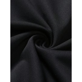 Men's Casual Hoodie with Unique Print Design - Soft Polyester, Machine Washable, Loose Fit Pullover with Kangaroo Pocket